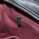 CHANEL Chain Matelasse Shoulder Bag Leather Black Silver CC Auth BA7297V-26