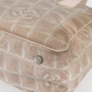 CHANEL New Travel Line Tote Bag Nylon Pink CC Auth BA7298-9