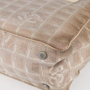 CHANEL New Travel Line Tote Bag Nylon Pink CC Auth BA7298-15