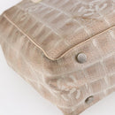 CHANEL New Travel Line Tote Bag Nylon Pink CC Auth BA7298-16