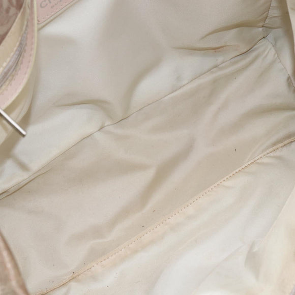 CHANEL New Travel Line Tote Bag Nylon Pink CC Auth BA7298