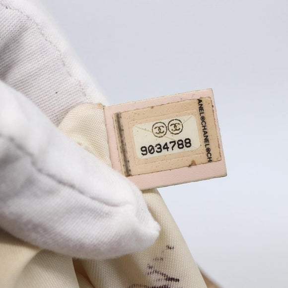 CHANEL New Travel Line Tote Bag Nylon Pink CC Auth BA7298