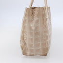 CHANEL New Travel Line Tote Bag Nylon Pink CC Auth BA7298-4