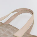 CHANEL New Travel Line Tote Bag Nylon Pink CC Auth BA7298-8