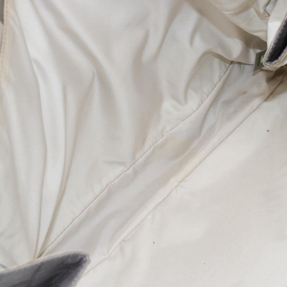 CHANEL New Travel Line Tote Bag Nylon Silver CC Auth BA7299