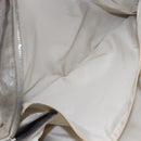 CHANEL New Travel Line Tote Bag Nylon Silver CC Auth BA7299-21