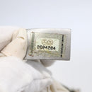 CHANEL New Travel Line Tote Bag Nylon Silver CC Auth BA7299-12