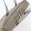 CHANEL New Travel Line Tote Bag Nylon Silver CC Auth BA7299-6