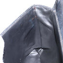 BALLY Hand Bag Leather Black Gold Auth BA7301-19