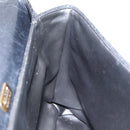 BALLY Hand Bag Leather Black Gold Auth BA7301-20