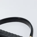 BALLY Hand Bag Leather Black Gold Auth BA7301-8