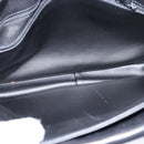 BALLY Chain Shoulder Bag Leather Black Gold Auth BA7303-11