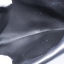 BALLY Chain Shoulder Bag Leather Black Gold Auth BA7303-21