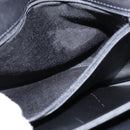 BALLY Chain Shoulder Bag Leather Black Gold Auth BA7303-12