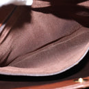 BALLY Tote Bag Leather Brown Gold Auth BA7304-12