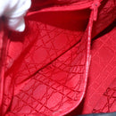 Christian Dior Canage Hand Bag Nylon Black Gold Auth BA7307-22