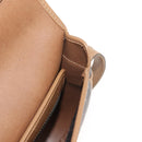 Christian Dior Honeycomb Canvas Shoulder Bag PVC Black Gold Auth BA7309-19