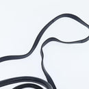 PRADA Hand Bag Leather 2way Navy Gold Auth BA7315-15