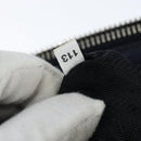 PRADA Hand Bag Leather 2way Navy Gold Auth BA7315-11