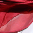 PRADA Shoulder Bag Nylon Red Silver Auth BA7316-9