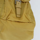 PRADA Backpack Nylon Yellow Silver Auth BA7318-15