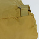PRADA Backpack Nylon Yellow Silver Auth BA7318-9