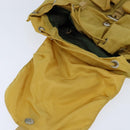 PRADA Backpack Nylon Yellow Silver Auth BA7318-10