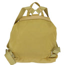 PRADA Backpack Nylon Yellow Silver Auth BA7318-2