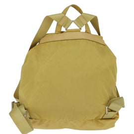 PRADA Backpack Nylon Yellow Silver Auth BA7318 - 0
