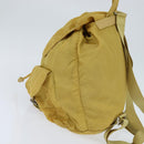 PRADA Backpack Nylon Yellow Silver Auth BA7318-3