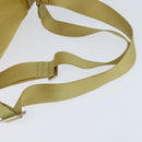 PRADA Backpack Nylon Yellow Silver Auth BA7318-7