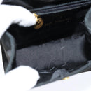 Salvatore Ferragamo Vala Shoulder Bag Canvas Black Gold Auth BA7319-10
