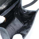 Salvatore Ferragamo Vala Shoulder Bag Canvas Black Gold Auth BA7319-20