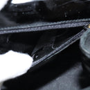 Salvatore Ferragamo Vala Shoulder Bag Canvas Black Gold Auth BA7319-22