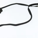 Salvatore Ferragamo Vala Shoulder Bag Canvas Black Gold Auth BA7319-8