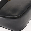 Salvatore Ferragamo Vala Shoulder Bag Leather Black Gold Auth BA7320-9