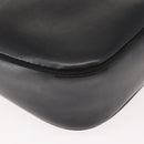 Salvatore Ferragamo Vala Shoulder Bag Leather Black Gold Auth BA7320-15