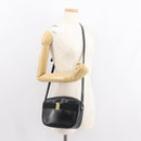Salvatore Ferragamo Vala Shoulder Bag Leather Black Gold Auth BA7320-21