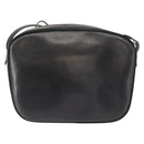 Salvatore Ferragamo Vala Shoulder Bag Leather Black Gold Auth BA7320-2