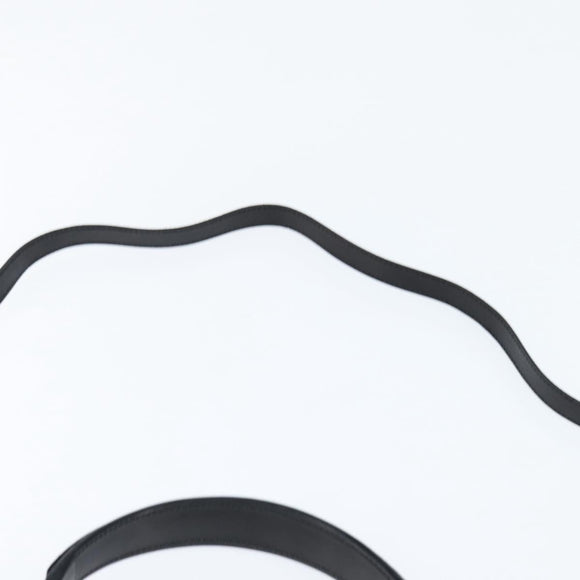 Salvatore Ferragamo Hand Bag Suede 2way Black Gold Auth BA7321