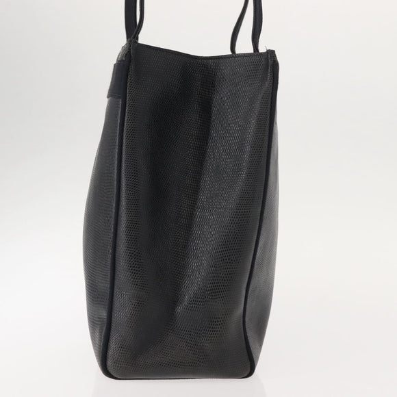 Salvatore Ferragamo Vala Tote Bag Leather Navy Gold Auth BA7322