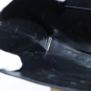 Salvatore Ferragamo Gancini Hand Bag Leather 2way Black Gold Auth BA7323-19