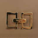 Salvatore Ferragamo Hand Bag Leather Beige Gold Auth BA7326-17