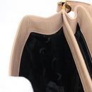 Salvatore Ferragamo Hand Bag Leather Beige Gold Auth BA7326-22