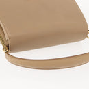 Salvatore Ferragamo Hand Bag Leather Beige Gold Auth BA7326-6