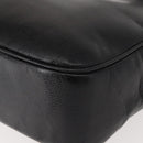 Salvatore Ferragamo Gancini Tote Bag Leather Black Gold Auth BA7327-17