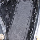 Salvatore Ferragamo Gancini Tote Bag Leather Black Gold Auth BA7327-10