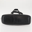 Salvatore Ferragamo Gancini Tote Bag Leather Black Gold Auth BA7327-5