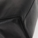 Salvatore Ferragamo Vala Embossing Tote Bag Leather Black Gold Auth BA7328-15