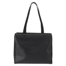Salvatore Ferragamo Vala Embossing Tote Bag Leather Black Gold Auth BA7328-2